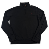 Ralph Lauren Half-Zip Pullover Schwarz Vorderseite