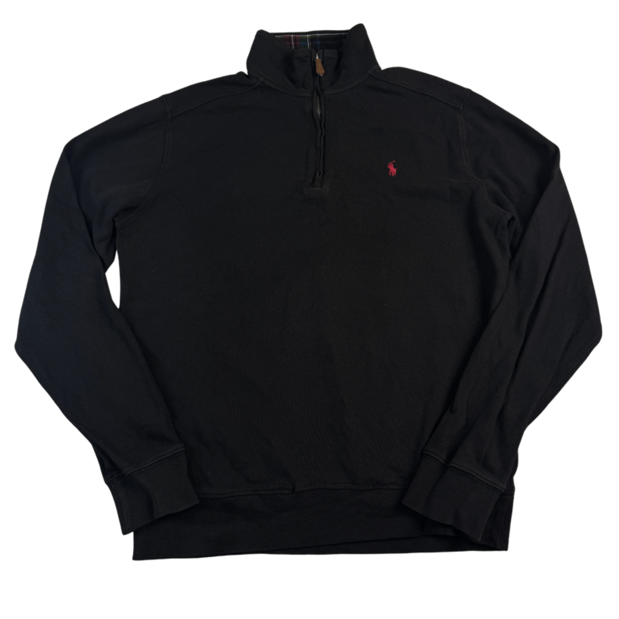 Ralph Lauren Half-Zip Pullover Schwarz Vorderseite