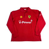 Ferrari Shell V-Power Longsleeve Polo Vorderseite