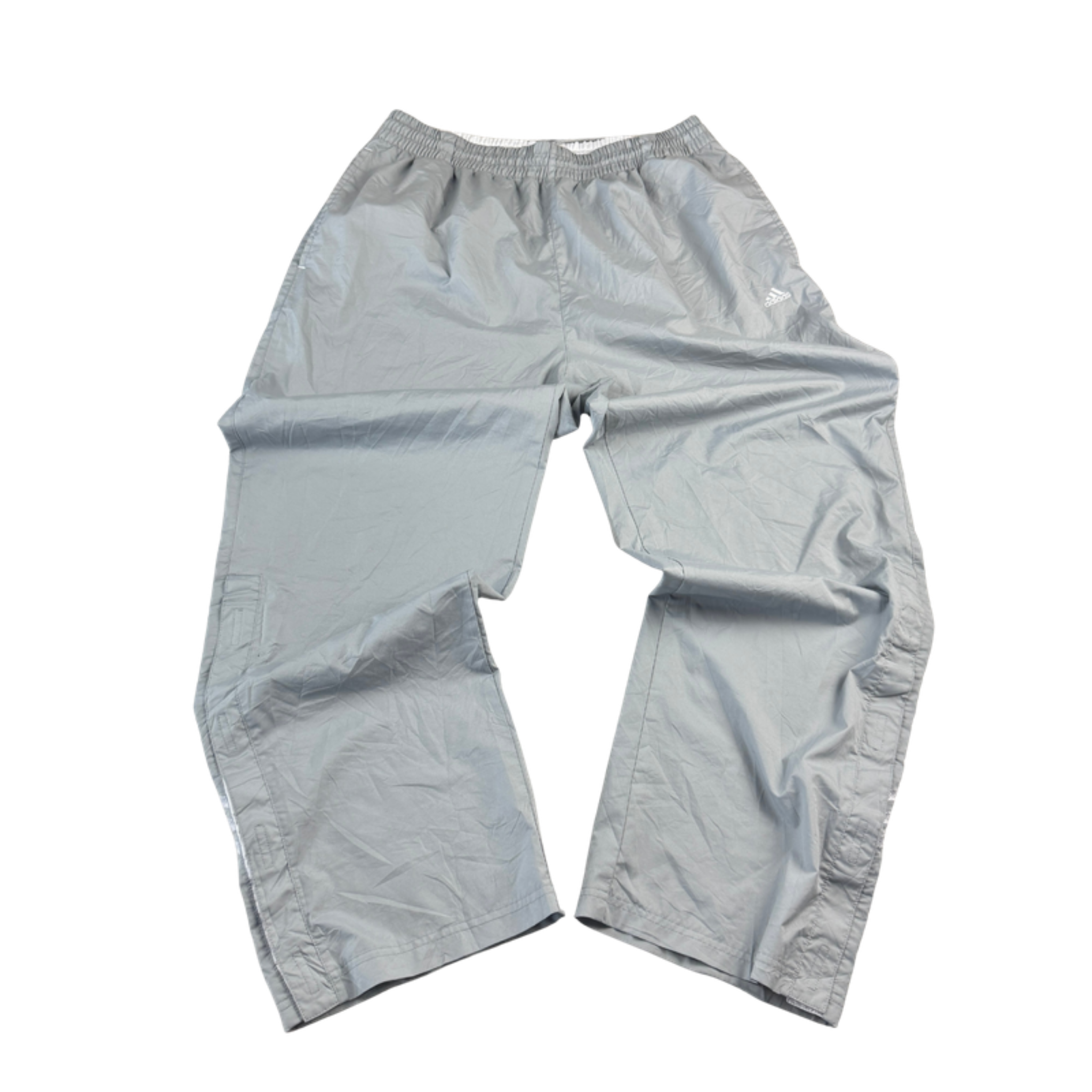 Adidas Trackpants hellgrau Vorderseite