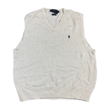 Ralph Lauren Pullunder Weiß XL – Vorderseite