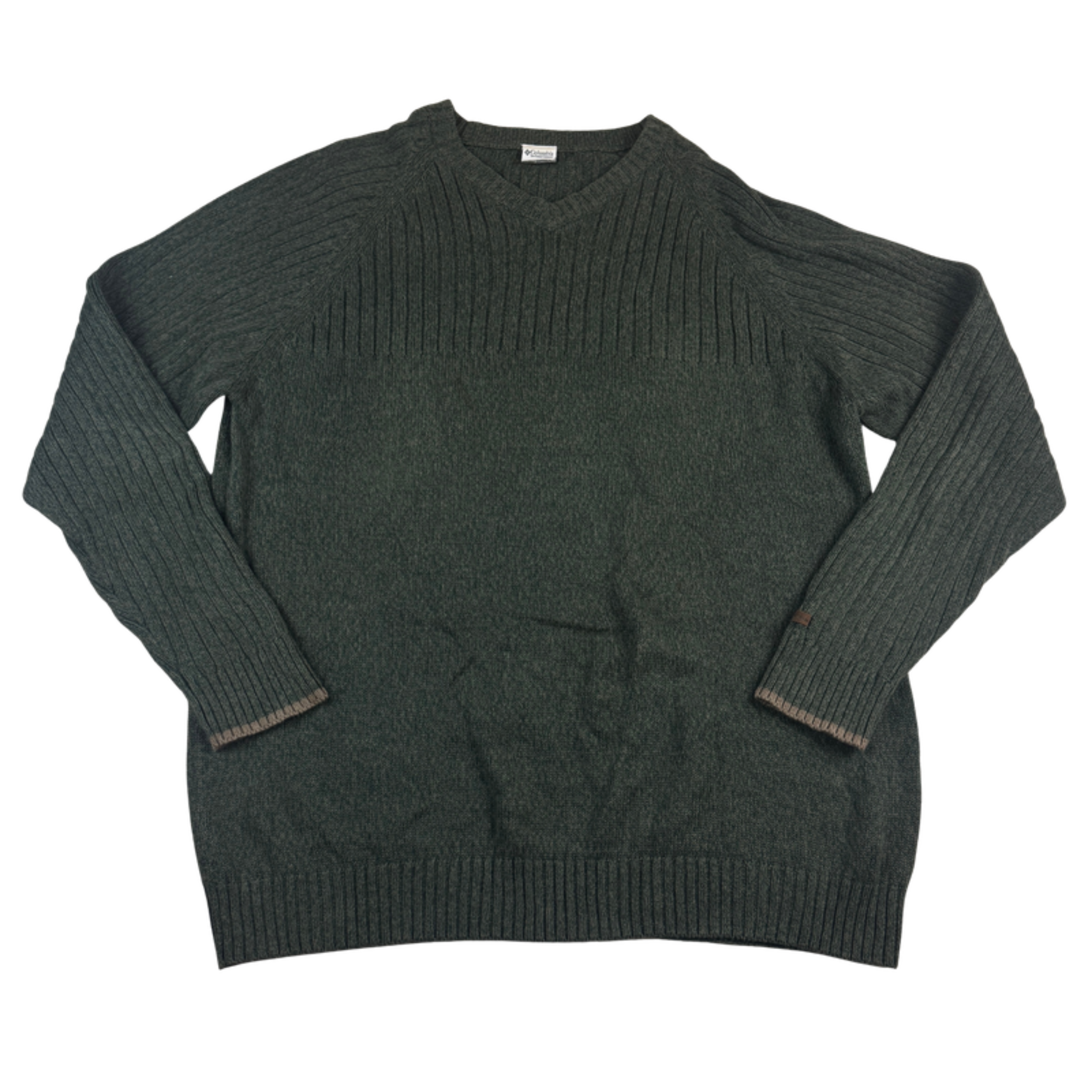 Columbia Pullover Dunkelgrün – Vorderseite