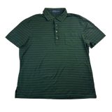 Ralph Lauren Polo grün mit blauen Streifen – Vorderseite
