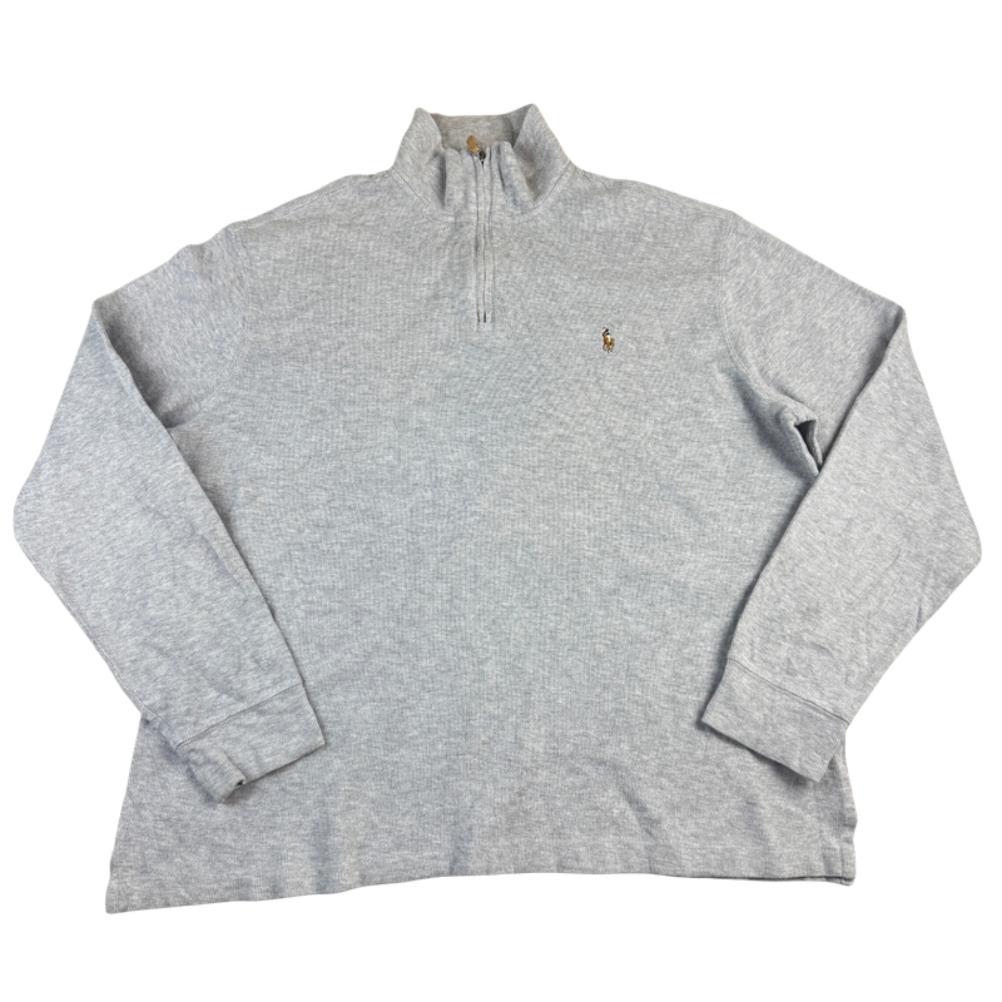 Ralph Lauren Half-Zip Grau – Vorderseite