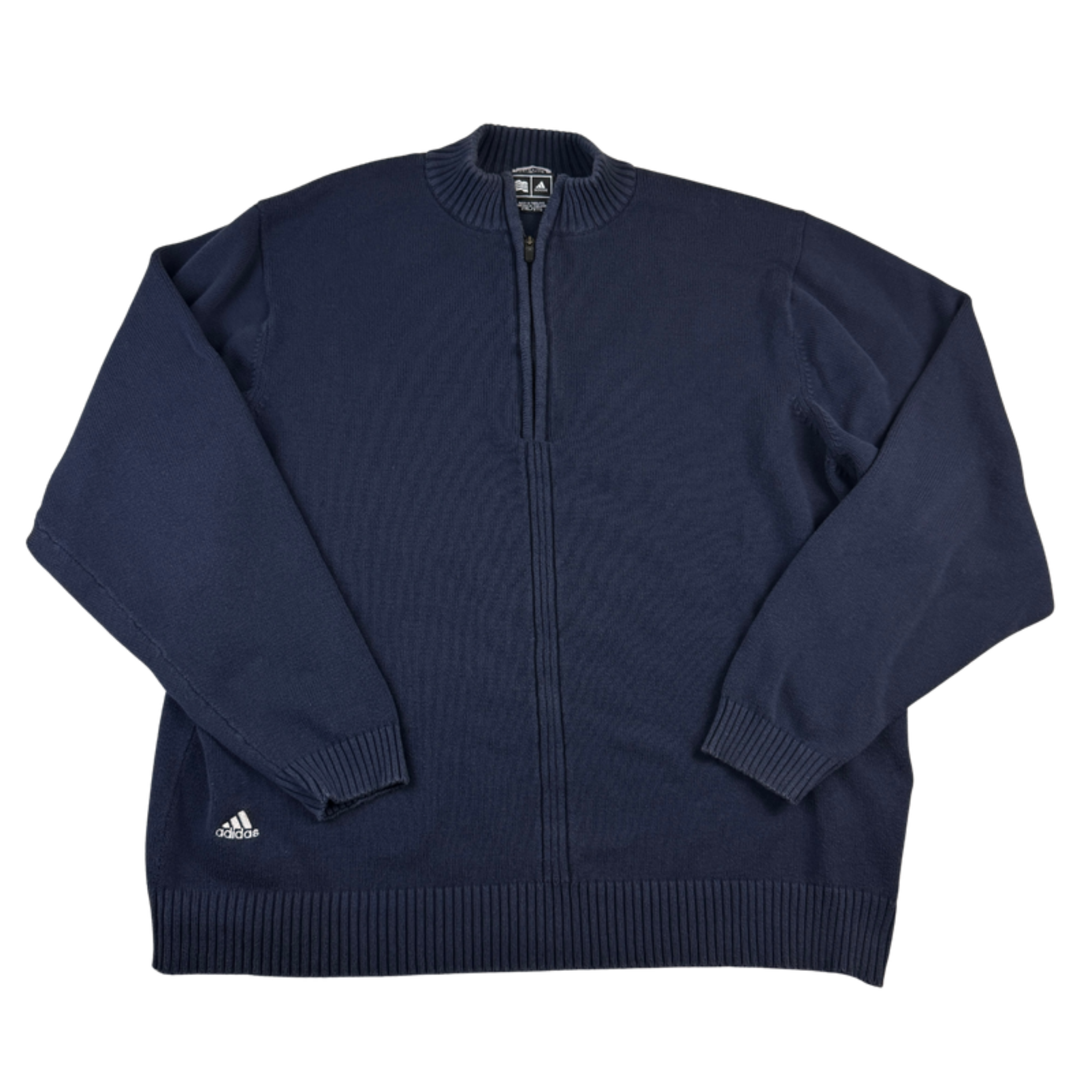 Adidas Pullover Dunkelblau Vorderseite