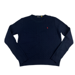 Ralph Lauren Strickpullover Frauen Dunkelblau (S) – Vorderseite