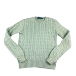 Ralph Lauren Strickpullover Frauen Hellgrün Vorderseite