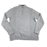 Calvin Klein Half-Zip Pullover Hellgrau – Vorderseite