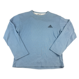 Adidas Pullover/Sweater Hellblau (XXL) Vorderseite