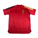 Adidas Belgien Trainingstrikot Rot (M) – Vorderseite
