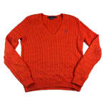 Ralph Lauren Sport Pullover Orange XL – Vorderseite