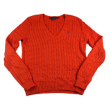 Ralph Lauren Sport Pullover Orange XL – Vorderseite