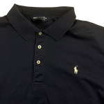 Ralph Lauren Polo dunkelblau – Detail Logo