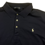 Ralph Lauren Polo dunkelblau – Detail Logo