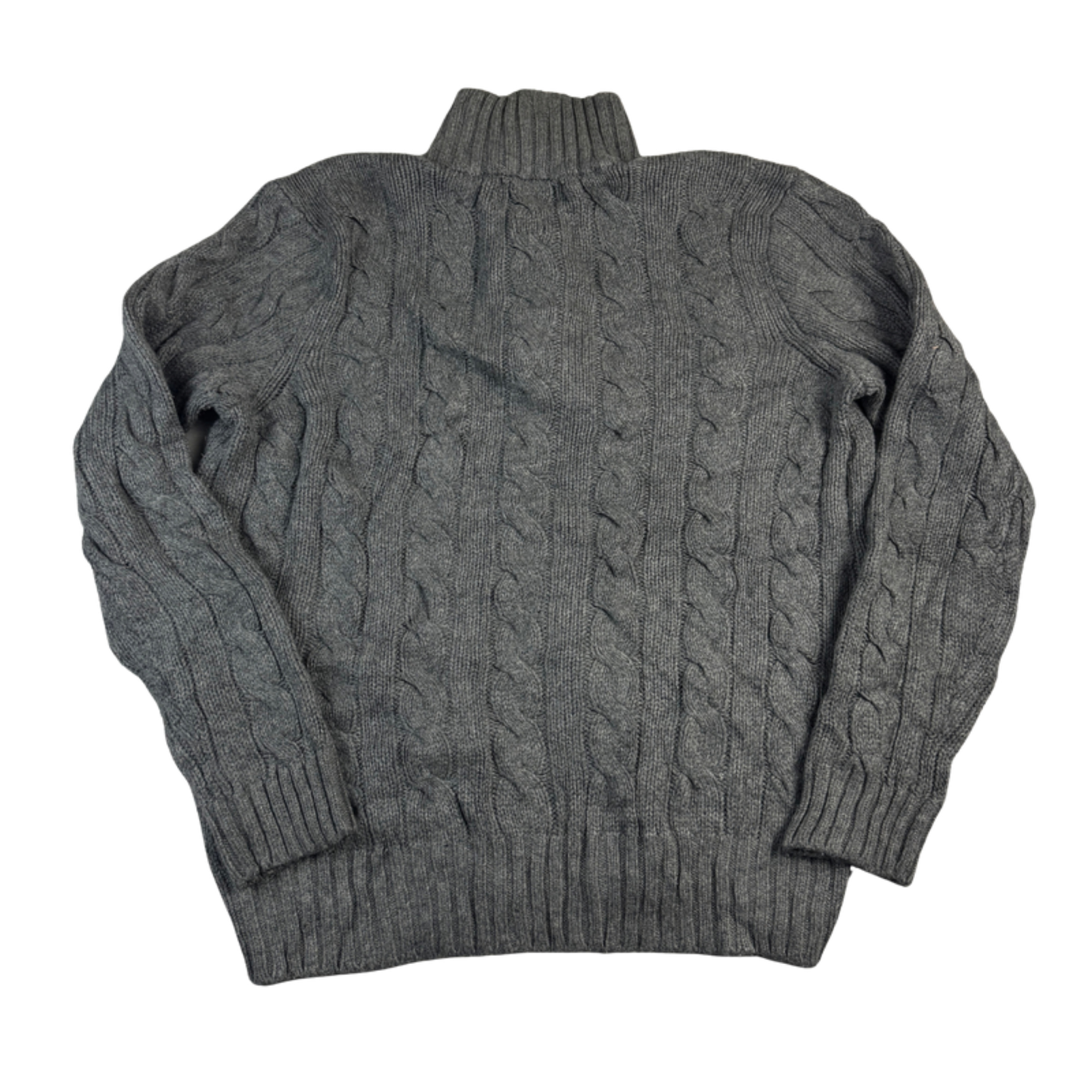 Ralph Lauren Strickpullover grau – Rückseite