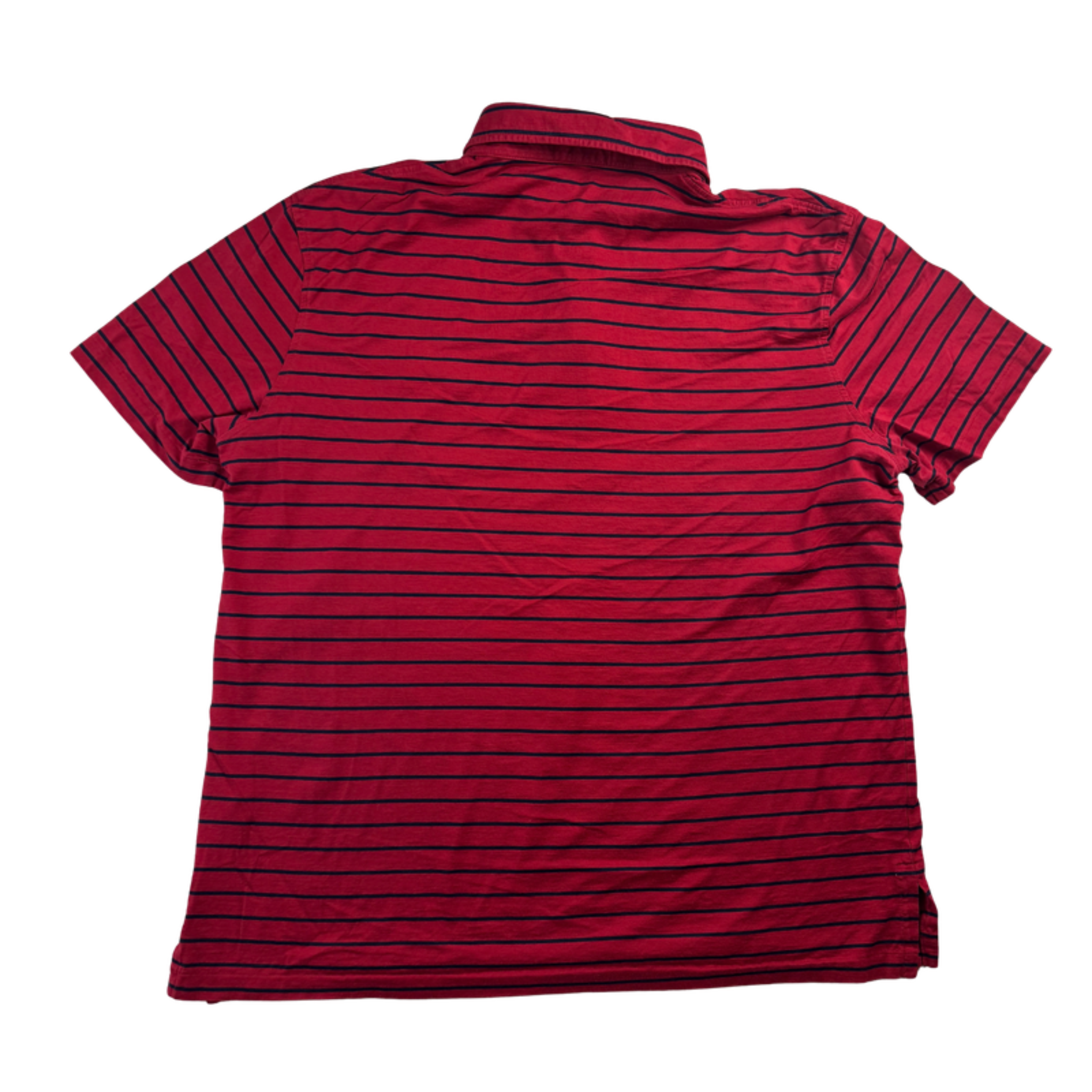 Ralph Lauren Polo rot mit schwarzen Streifen – Rückseite