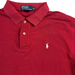 Ralph Lauren Polo rot – Detail Logo