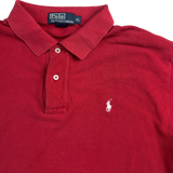 Ralph Lauren Polo rot – Detail Logo