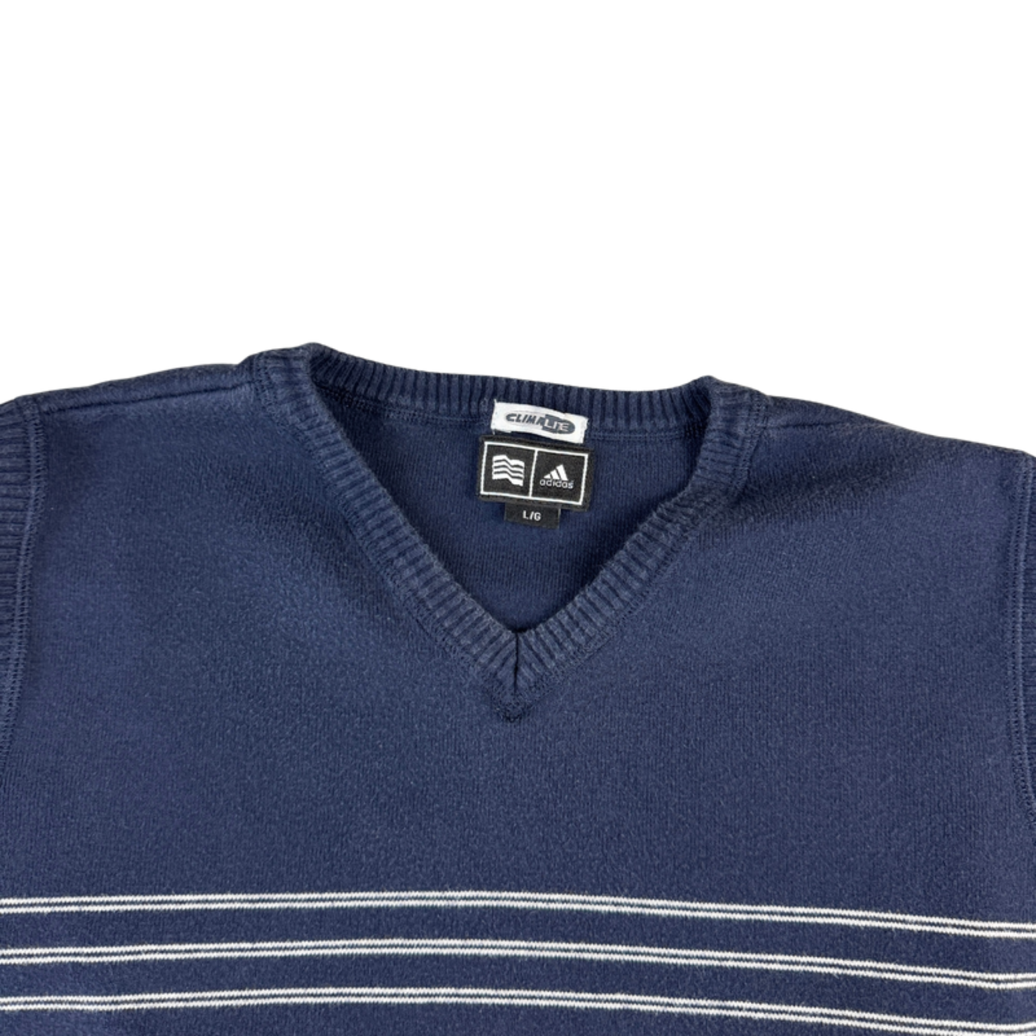 Adidas Pullunder Dunkelblau Etikett