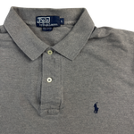 Ralph Lauren Polo grau – Detail Logo