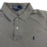 Ralph Lauren Polo grau – Detail Logo