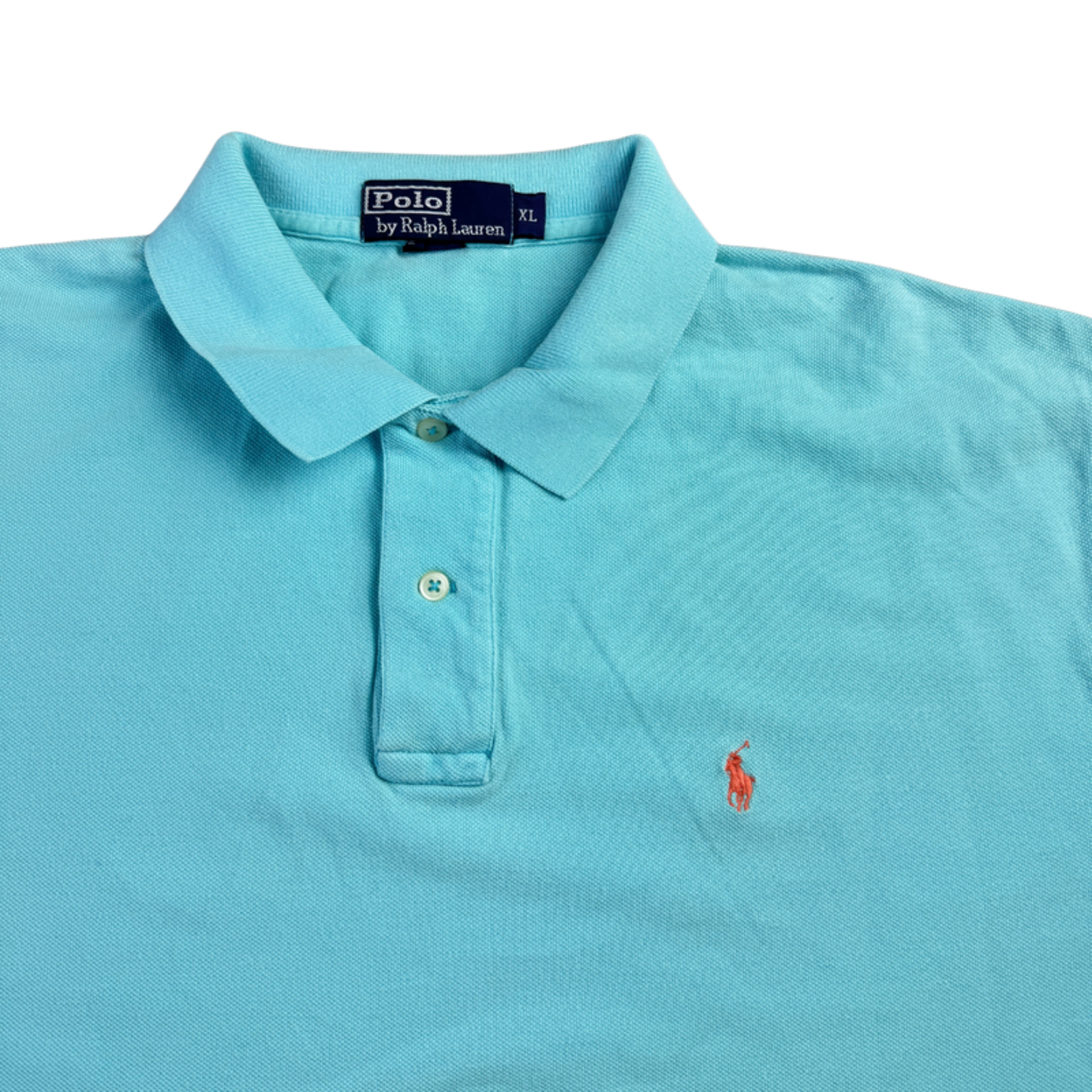 Ralph Lauren Polo türkis – Detail Logo