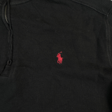 Ralph Lauren Half-Zip Pullover Schwarz Logo