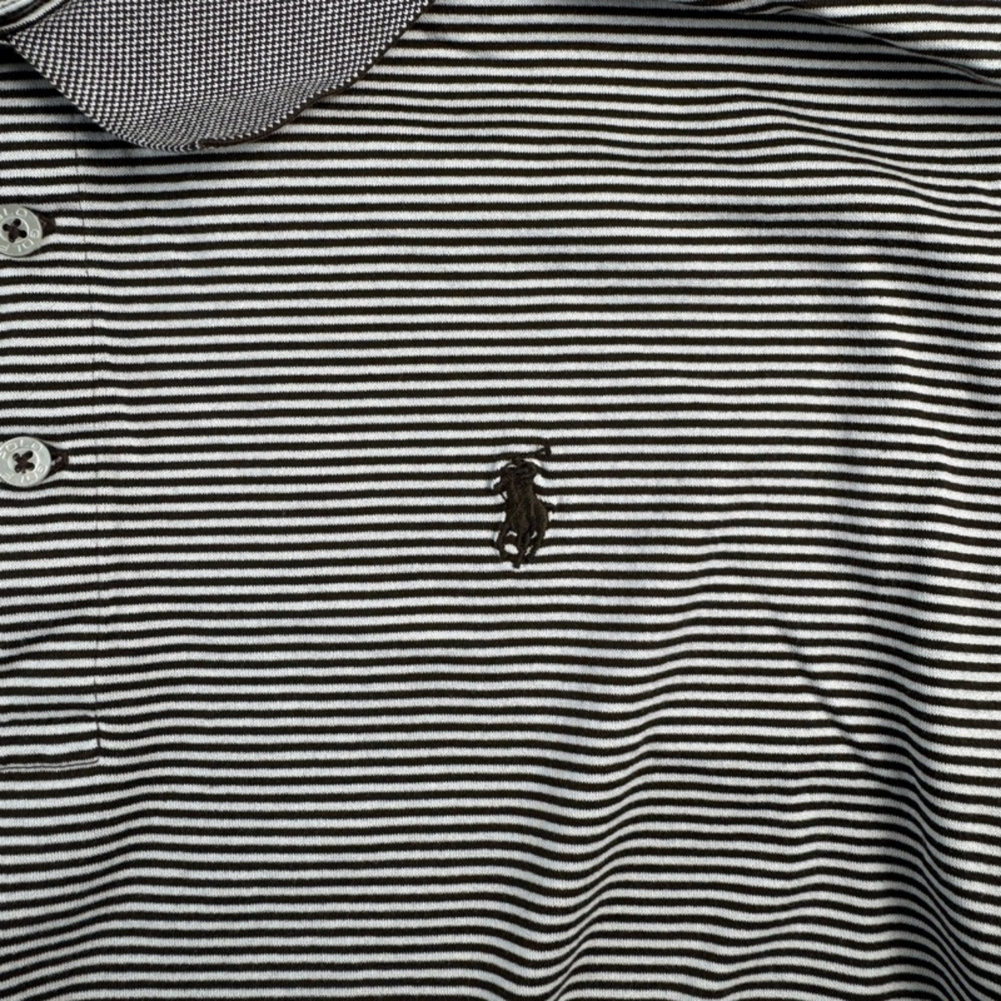 Ralph Lauren Polo Golf Braun/Weiß – Detail Logo