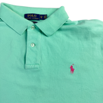 Ralph Lauren Polo türkis – Detail Logo