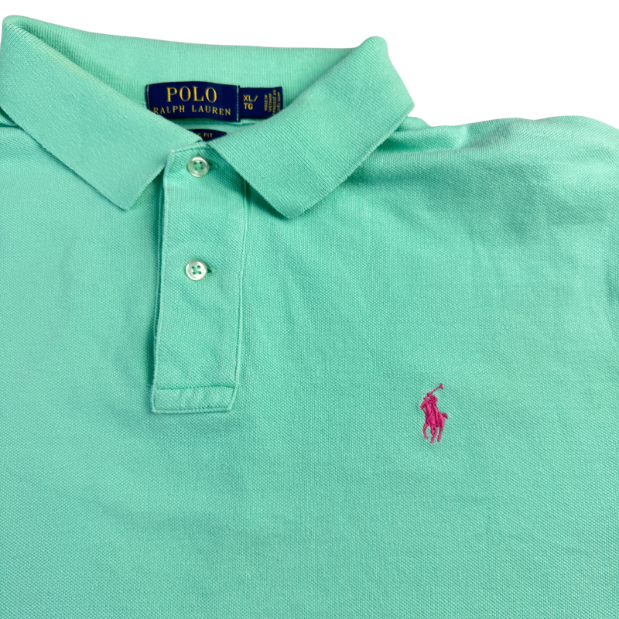 Ralph Lauren Polo türkis – Detail Logo