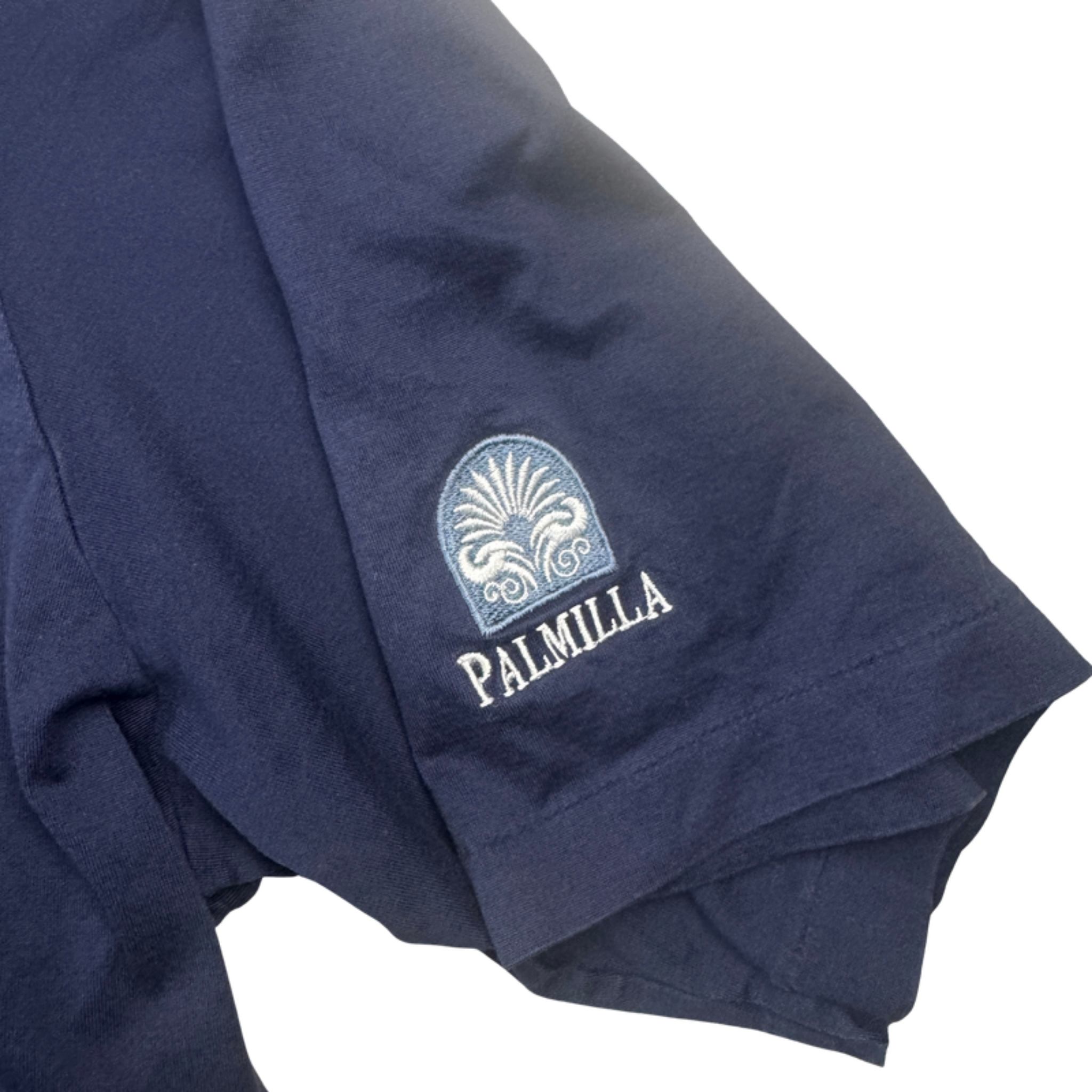 Ralph Lauren Polo dunkelblau – Detail Ärmel-Stickerei