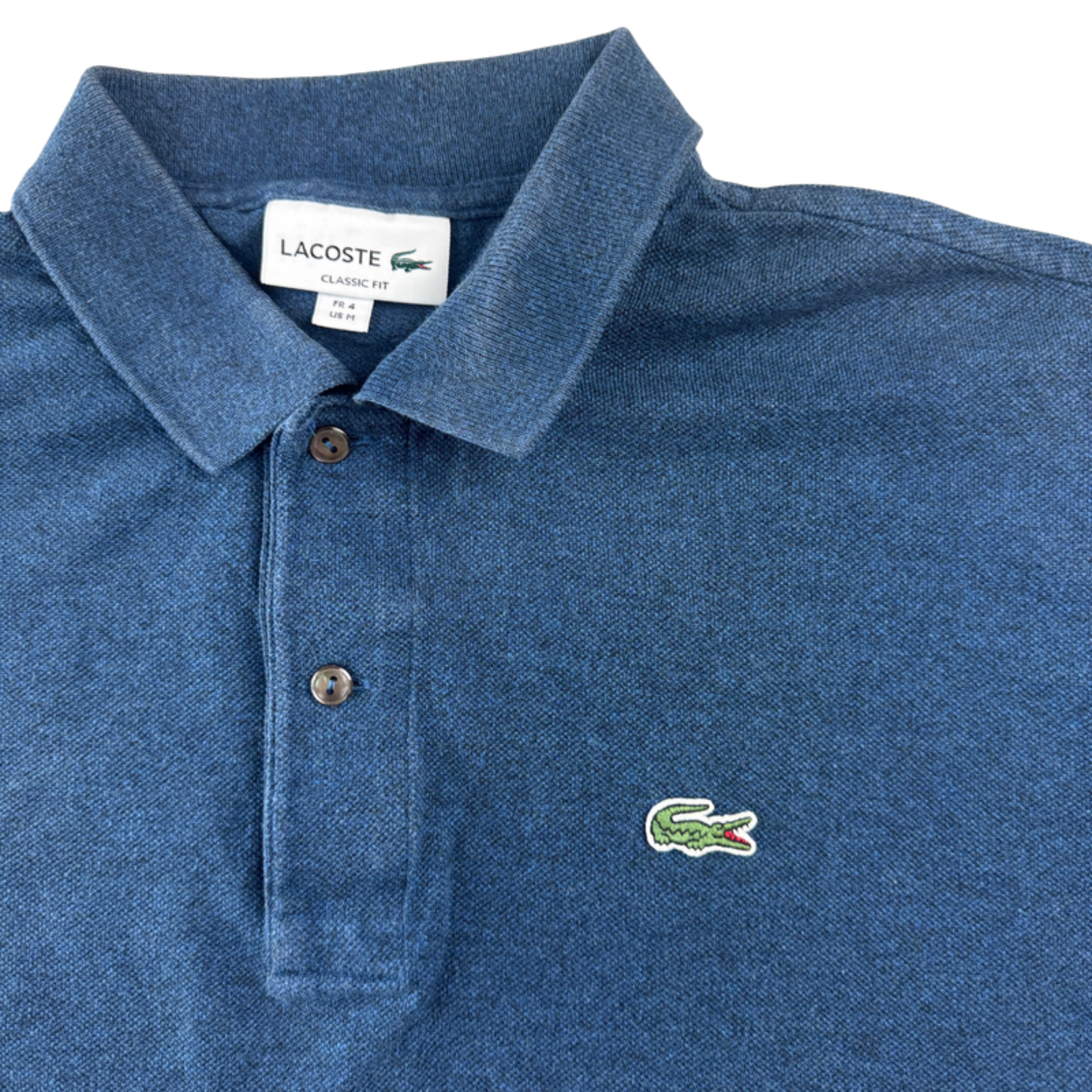 Lacoste Polo Dunkelblau – Detail Logo