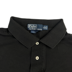Ralph Lauren Polo schwarz – Etikett und Kragen