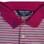 Ralph Lauren Polo Golf gestreift – Detail Logo und Etikett