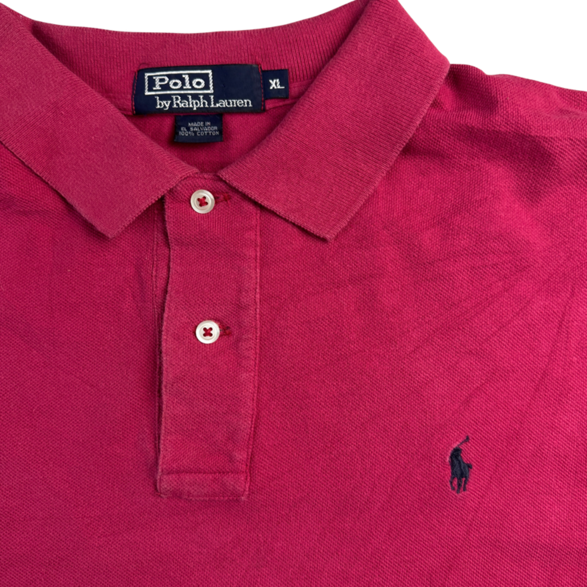 Ralph Lauren Polo pink – Detail Logo