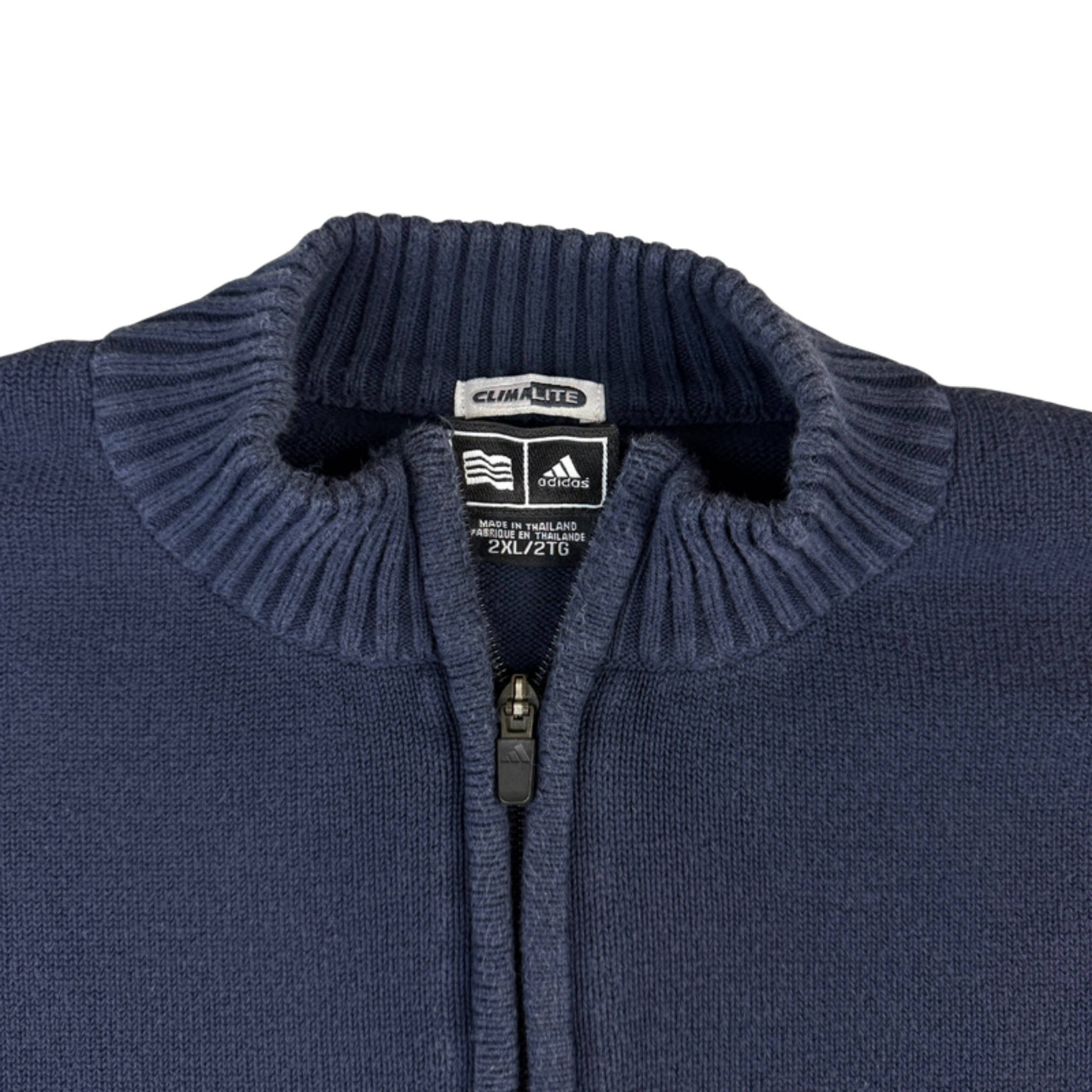 Adidas Pullover Dunkelblau Etikett