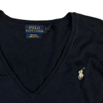 Ralph Lauren Pullover Dunkelblau – Detail Logo und Etikett