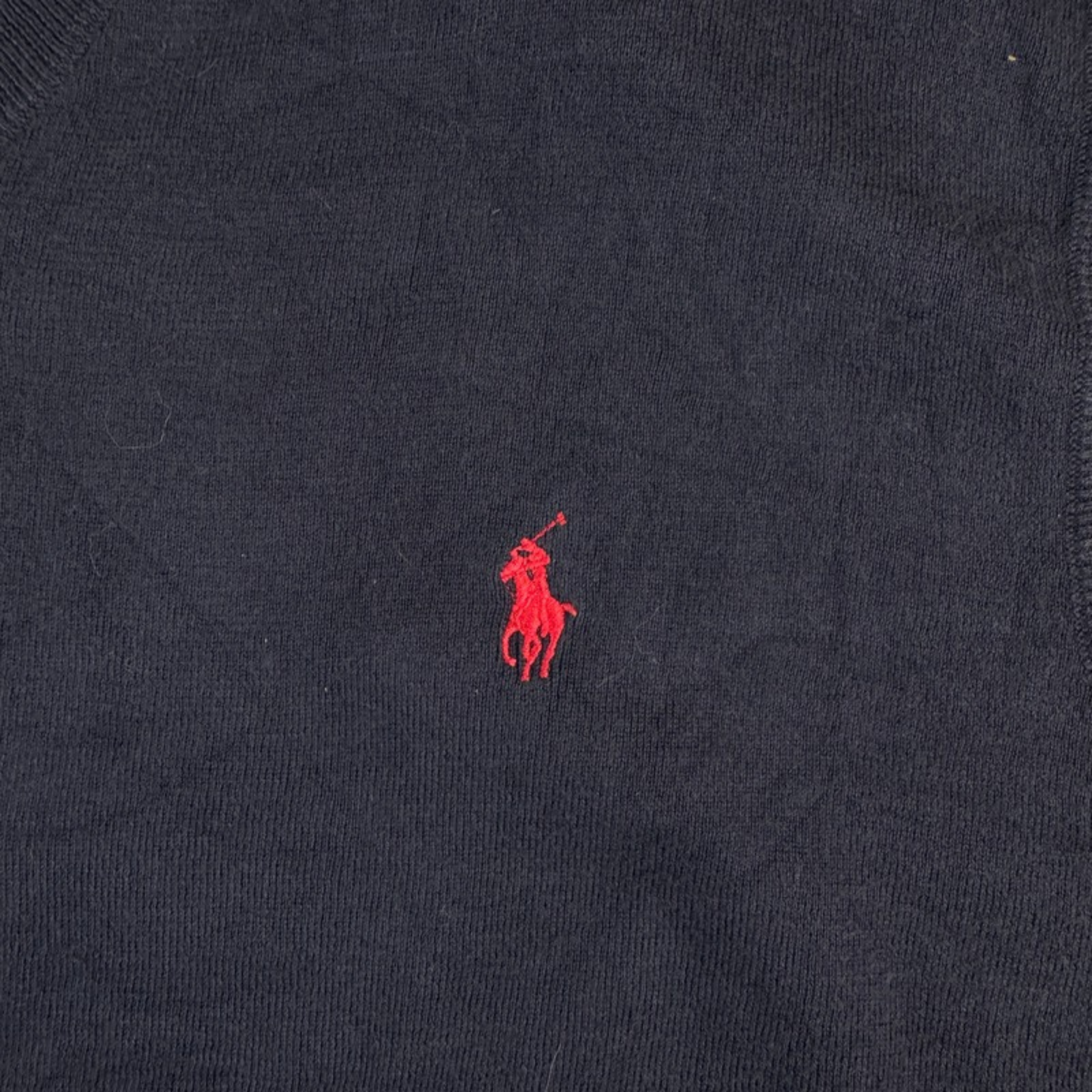 Ralph Lauren Pullunder – Detail Logo-Stickerei
