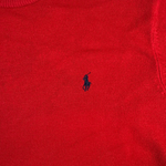Ralph Lauren Pullover Rot XXL – Detail Logo-Stickerei