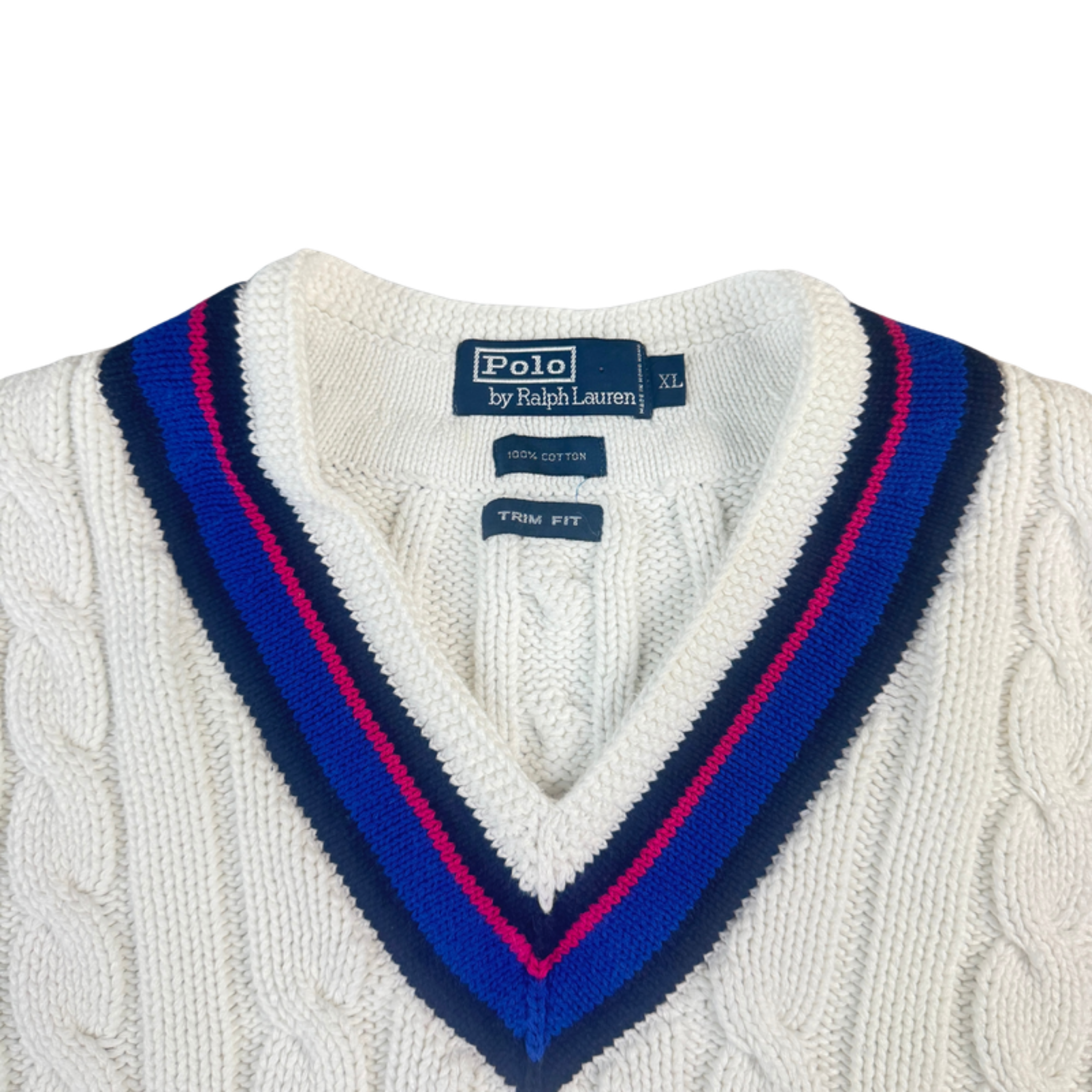 Ralph Lauren Pullunder Weiß (XL) Etikett