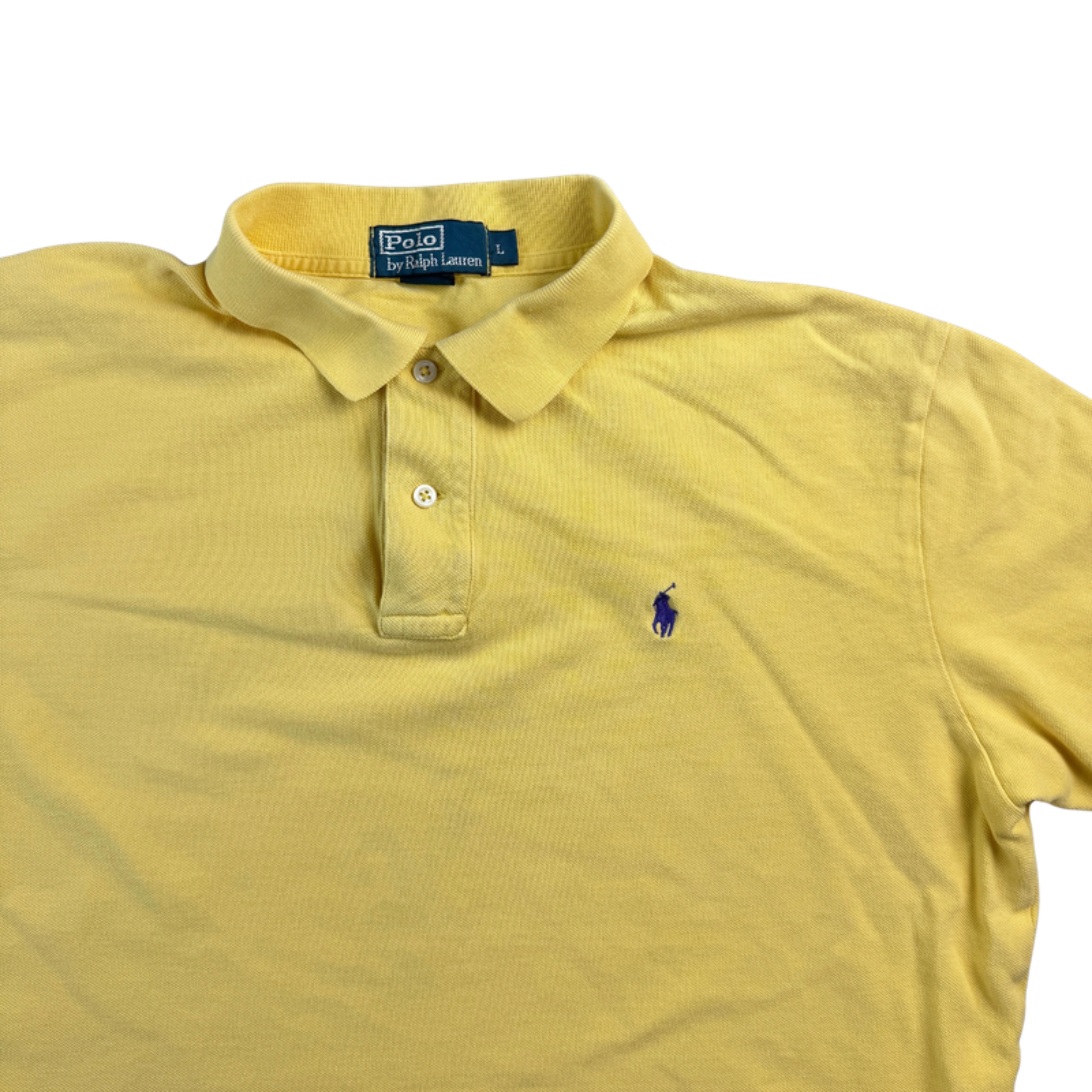 Ralph Lauren Polo Gelb – Detail Logo