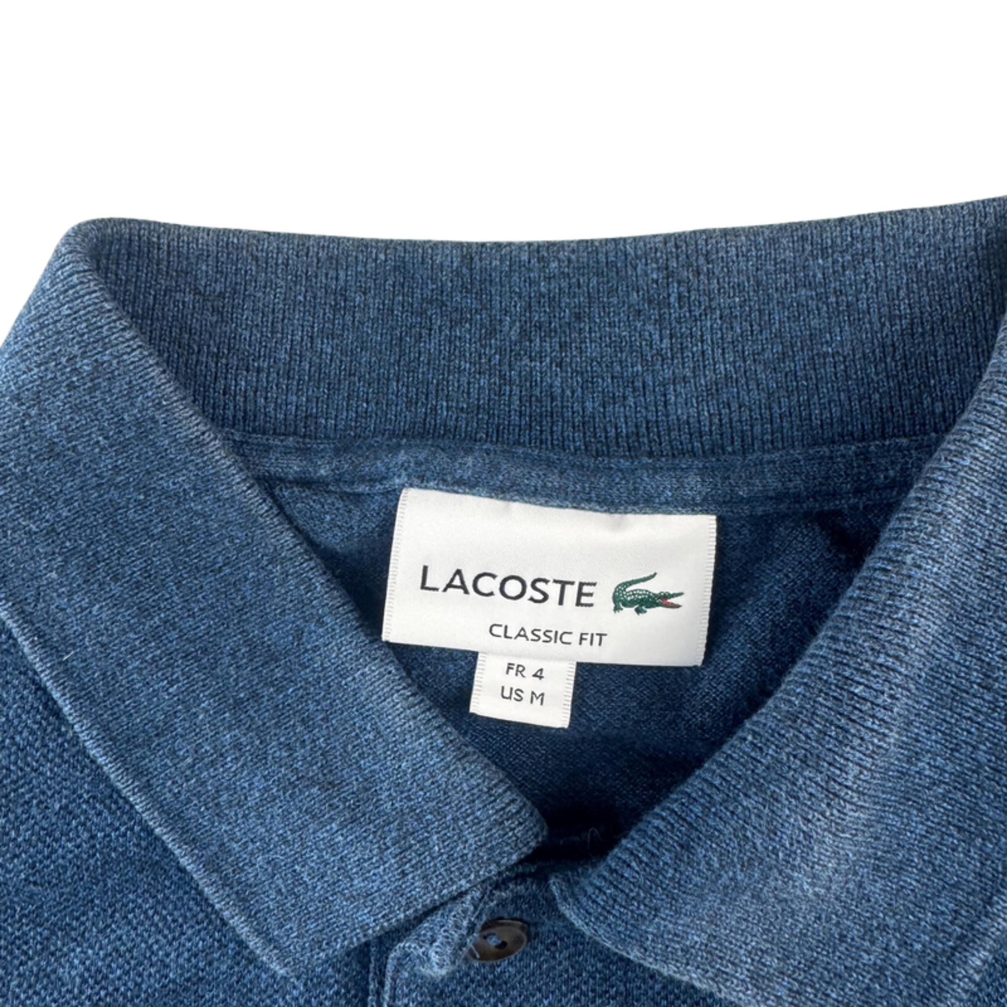 Lacoste Polo Dunkelblau – Etikett