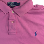 Ralph Lauren Polo pink – Detail Knopfleiste