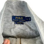 Ralph Lauren Half-Zip Grau – Etikett