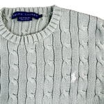 Ralph Lauren Strickpullover Frauen Hellgrün Logo