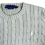 Ralph Lauren Strickpullover Frauen Hellgrün Logo