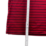 Ralph Lauren Polo rot mit schwarzen Streifen – Maß Länge