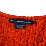 Ralph Lauren Sport Pullover Orange XL – Etikett
