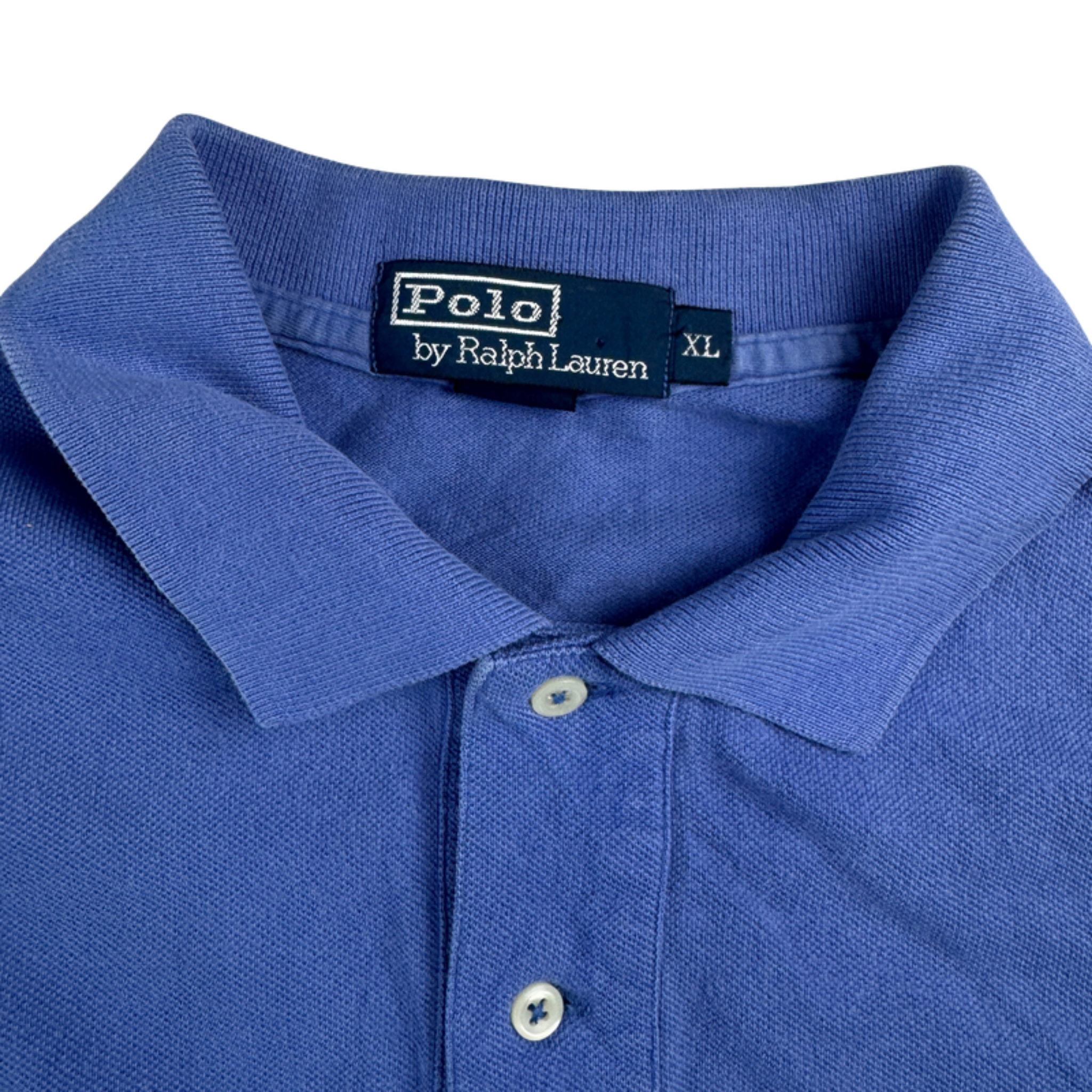 Ralph Lauren Polo hellblau – Etikett