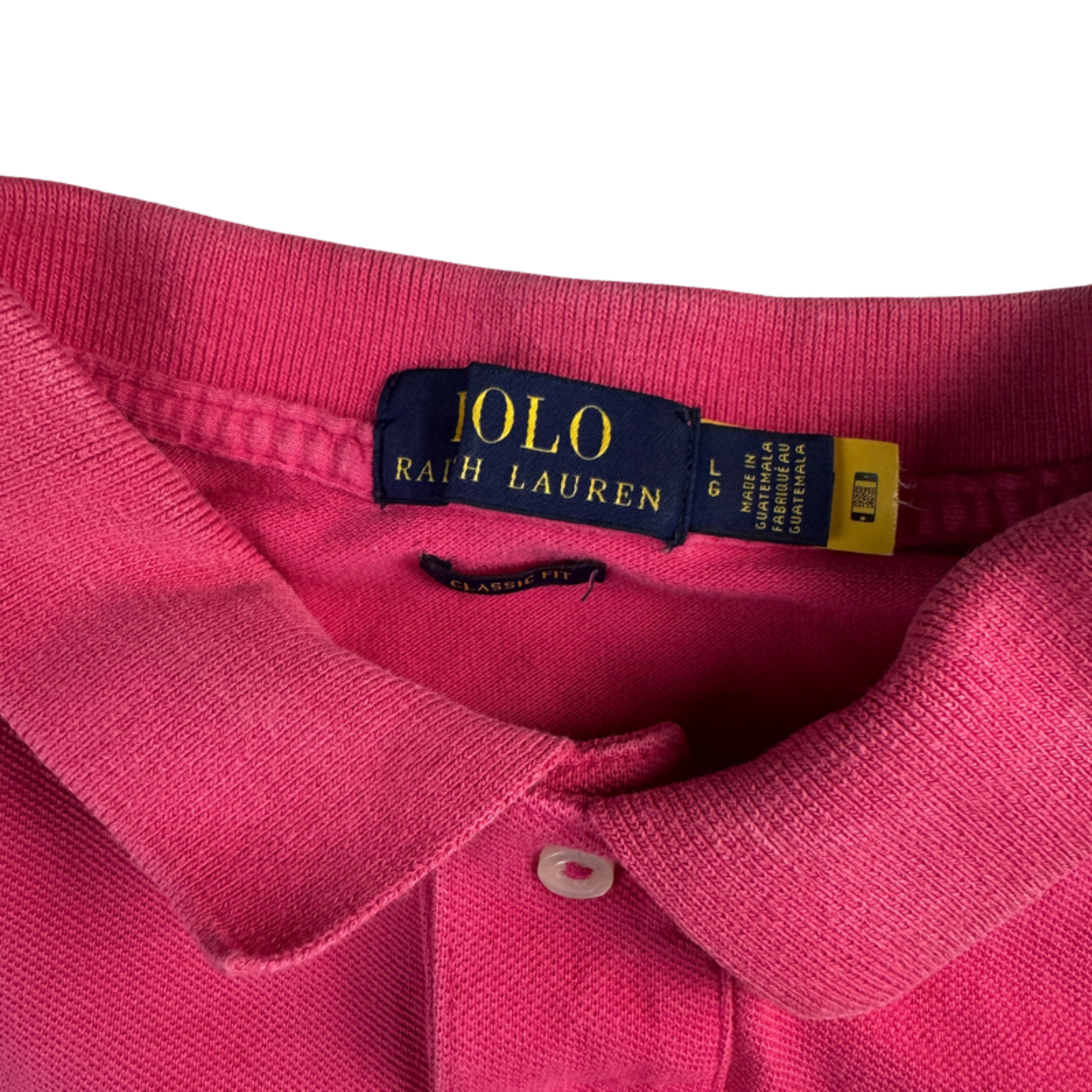 Ralph Lauren Polo pink – Etikett